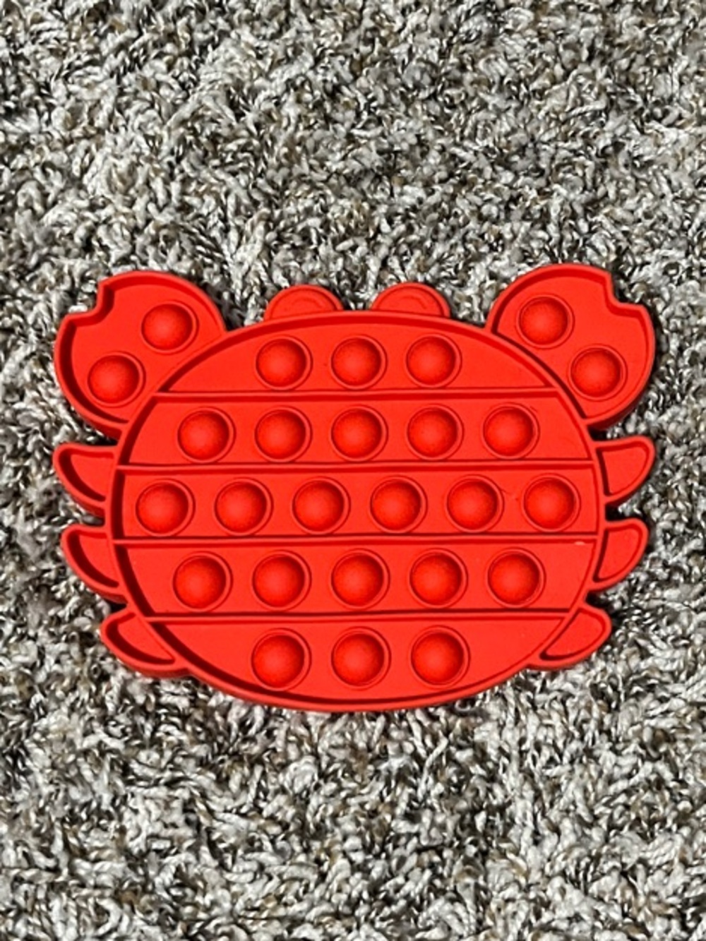 Red Crab Pop-It Sensory Fidget Toy for Kids